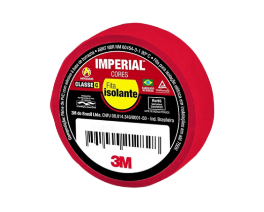 Fita 3M Isolante PVC 18MMX20M - Automasul Materiais Elétricos